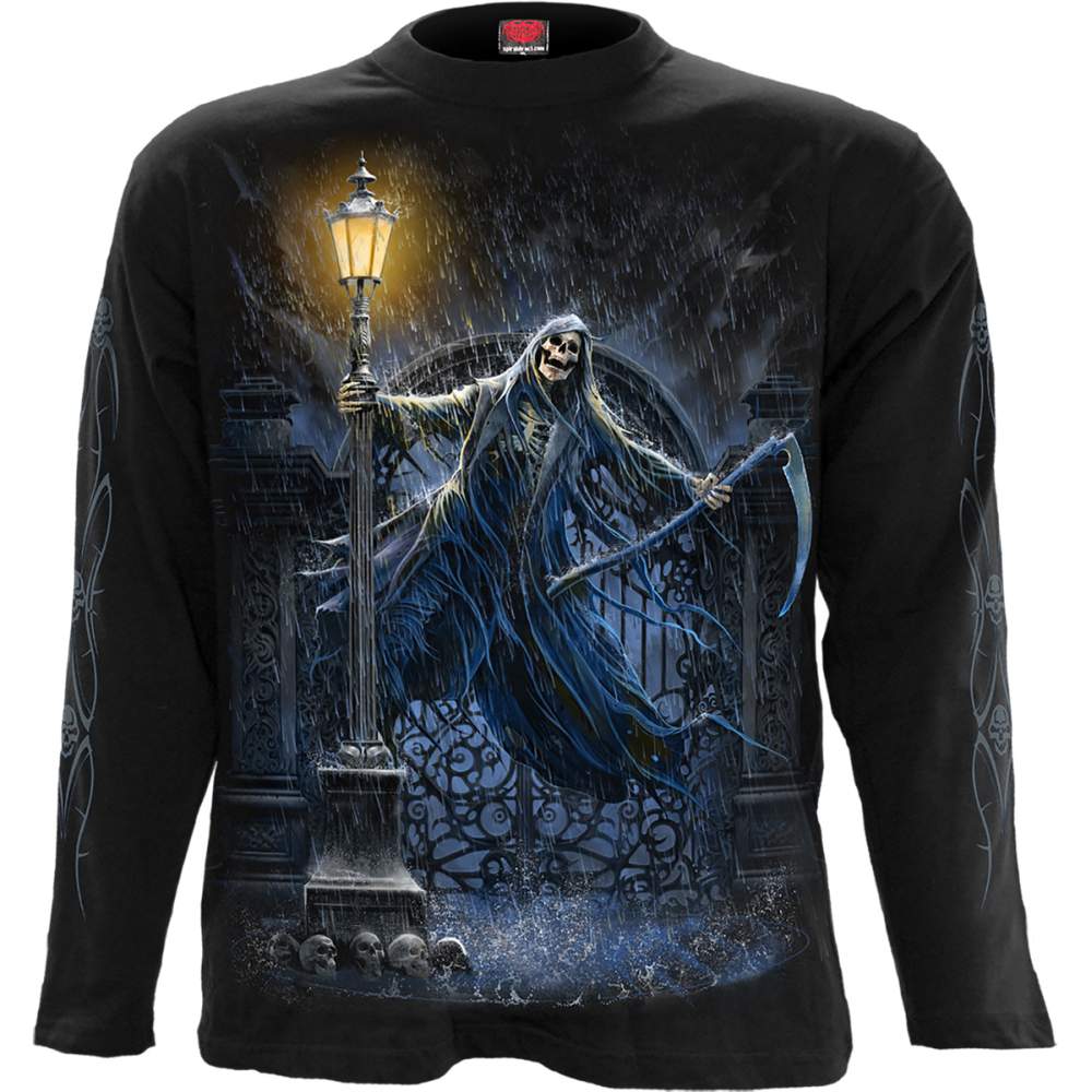 Spiral - Reaping In The Rain Longsleeve shirt - Zwart